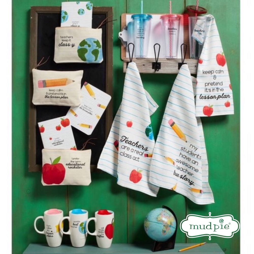 Mud Pie Teachers are a Class Act Tea Towel